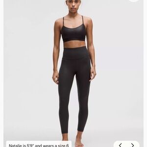 Black shine Lululemon Leggings